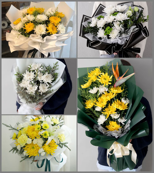 贵州毕节市黔西县沙井乡民丰村白事花束代送